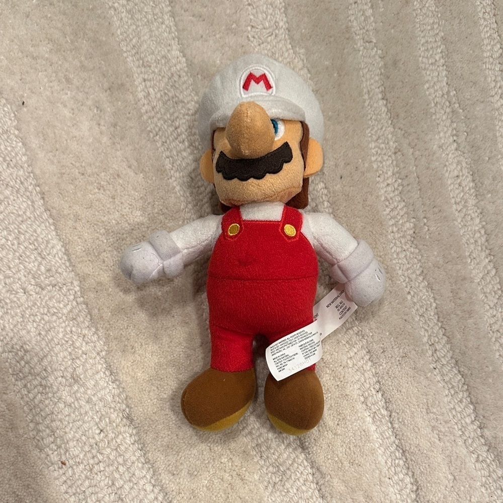 Super Mario Plush Toy - Red and White